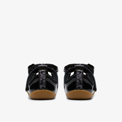 Roamer Trim Toddler Black Patent