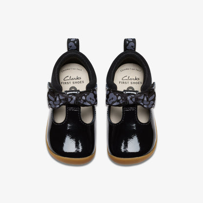 Roamer Trim Toddler Black Patent