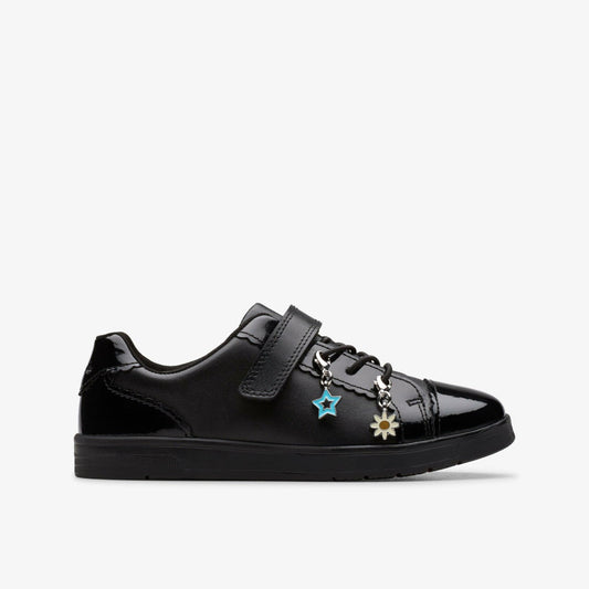 Disco Charm Kid Black Leather