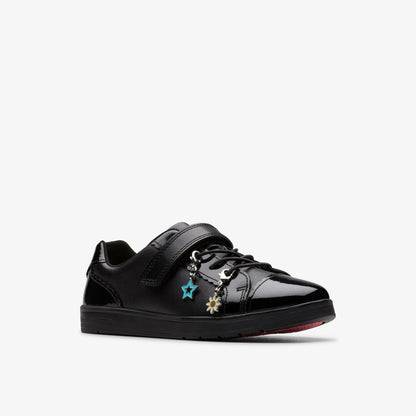 Disco Charm Kid Black Leather