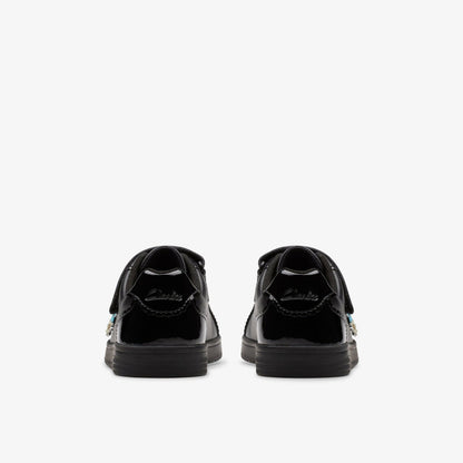 Disco Charm Kid Black Leather