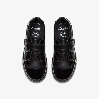 Disco Charm Kid Black Leather