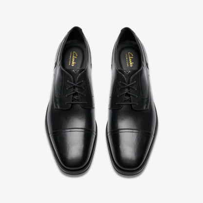 Paulton Cap Black Leather