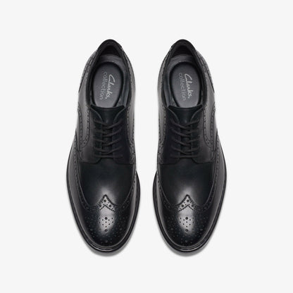 Banbury Tip Black Leather