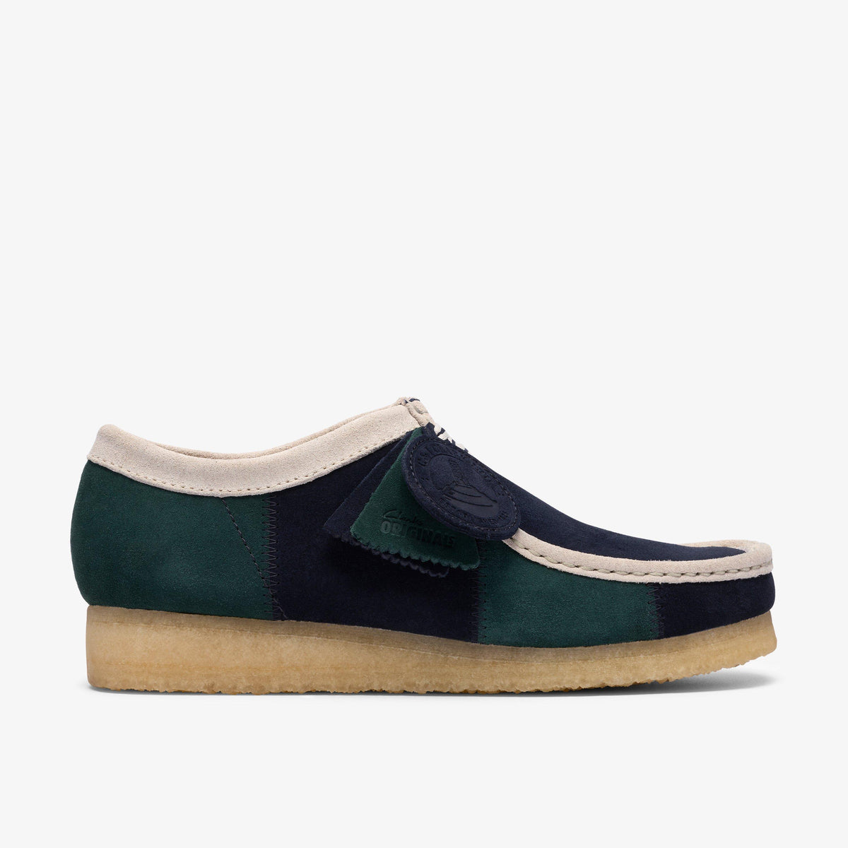 Wallabee Black Leather Embossed - US 1333