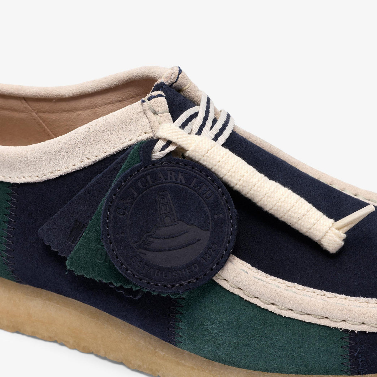 Wallabee Blue/Green Stripe - US 9278