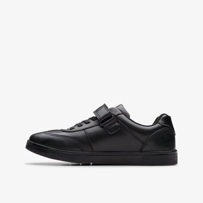 Disco Pace Kid Black Leather
