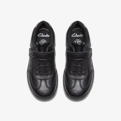 Disco Pace Kid Black Leather
