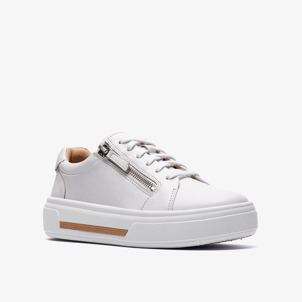 Hollyrose Zip White Leather - US 7963