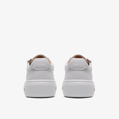 Hollyrose Zip White Leather - US 7963