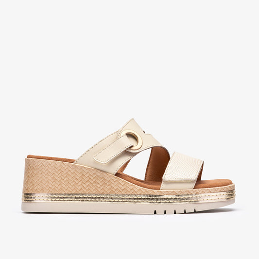 Kidiki Cove Cream Leather - US 6045