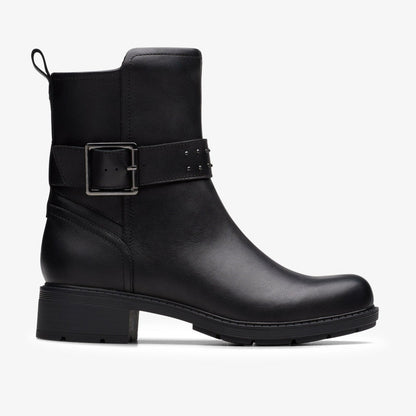 Hearth Buckle Black Leather