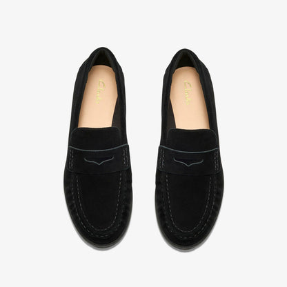 Alixea Walk Black Suede