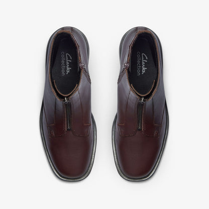 Lauryl Zip Merlot Leather