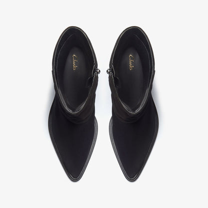 Jesse Mid Black Suede