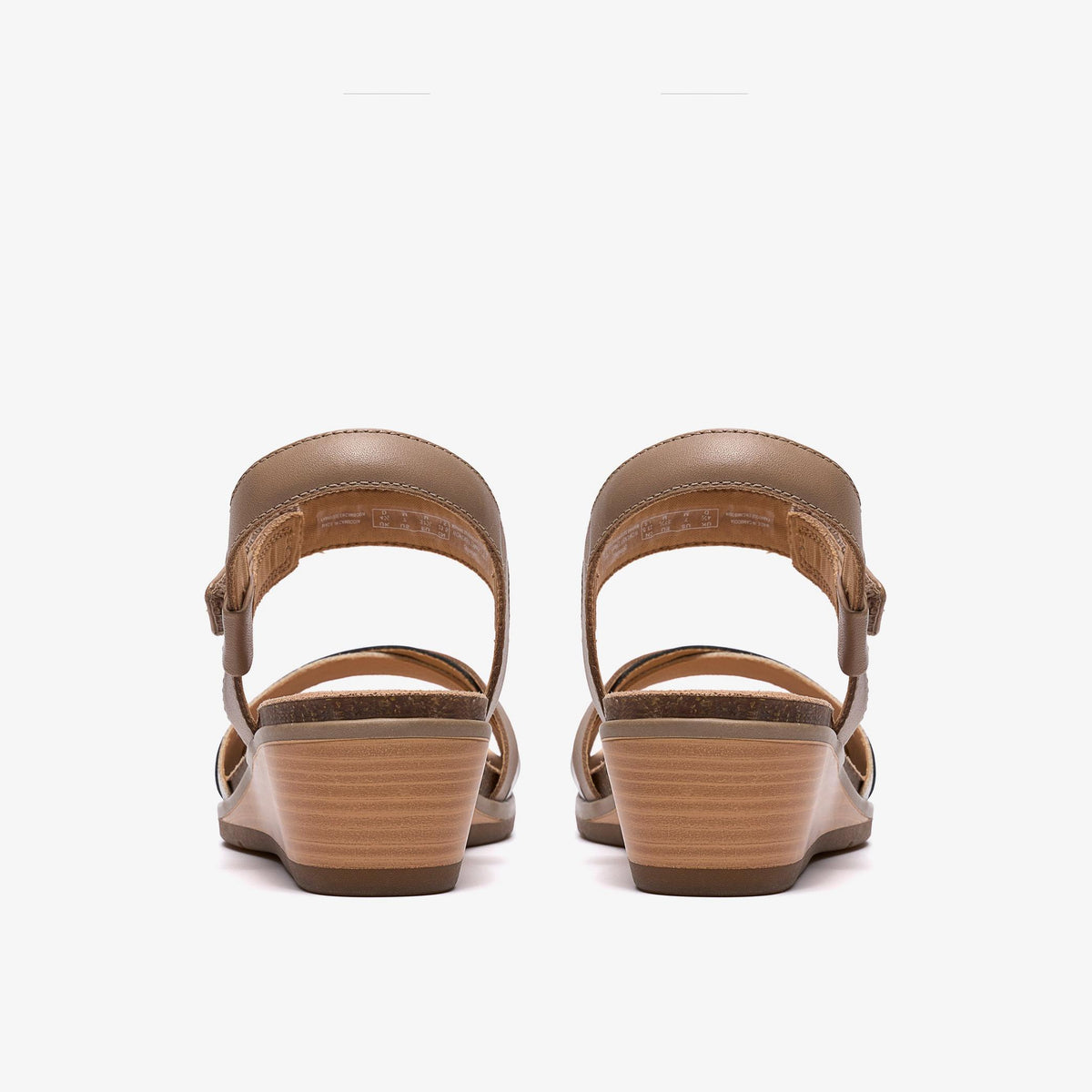 Kacha Twist Taupe Combination Leather - US 7190