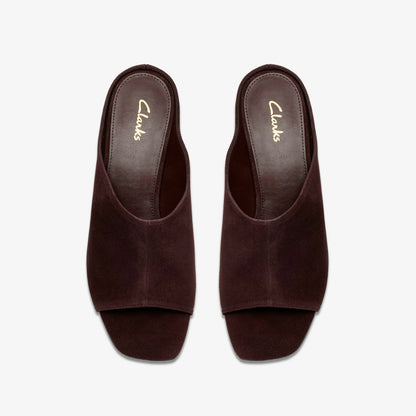 Siray Mule Dark Brown Suede