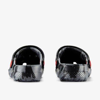Poke Badge Clog Kid Grey Combination