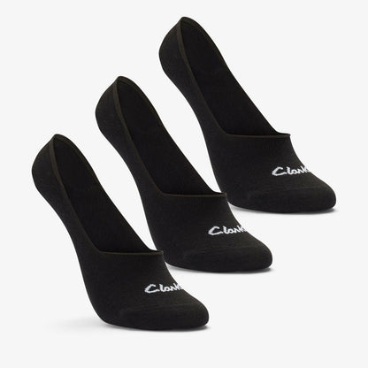 Sock Liners 3 Pack Size 2-8 Black Black