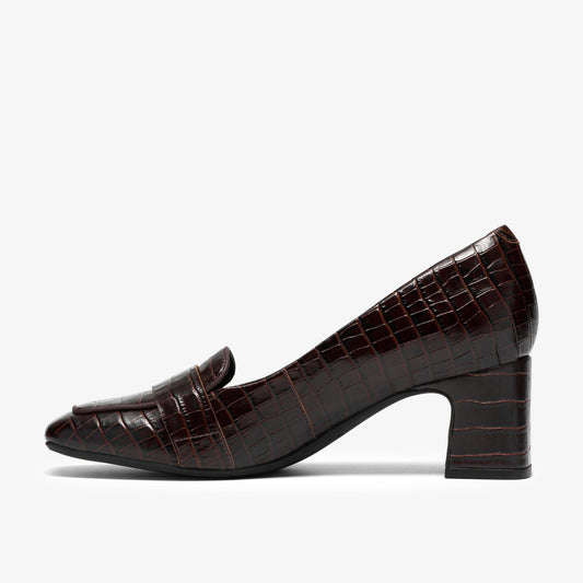 Fernie Edge Dark Brown Crocodile - US 2133